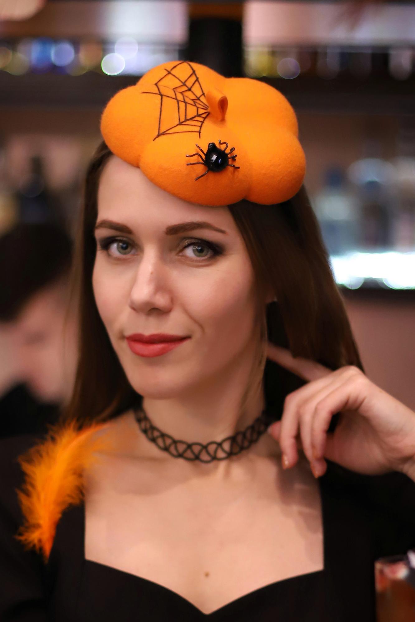 Карнавальная шляпка тыковка на Halloween