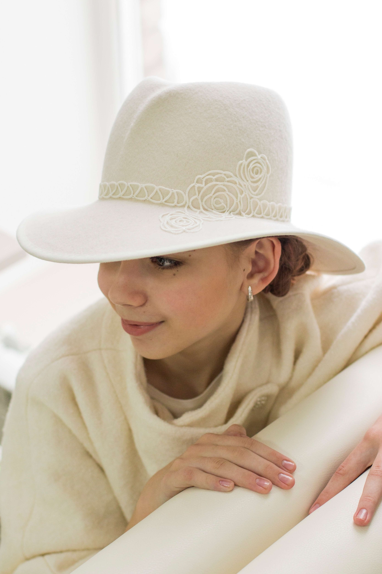 Шляпа Tulip с плетёным декором