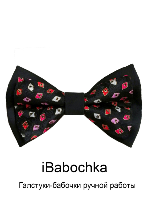 Многоцветный галстук-бабочка iСasino