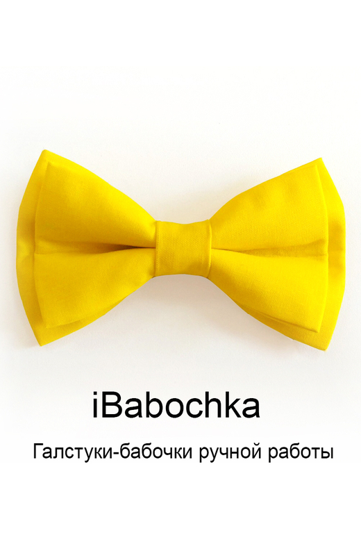 Хлопковый галстук-бабочка iYellow