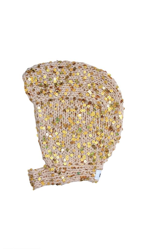 Чепчик с пайетками «Шампанское»