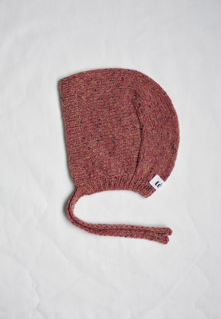 Чепчик розовый меланж