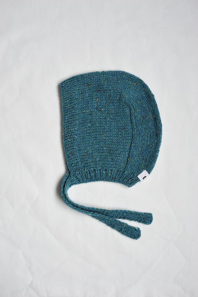 Чепчик бирюзовый меланж