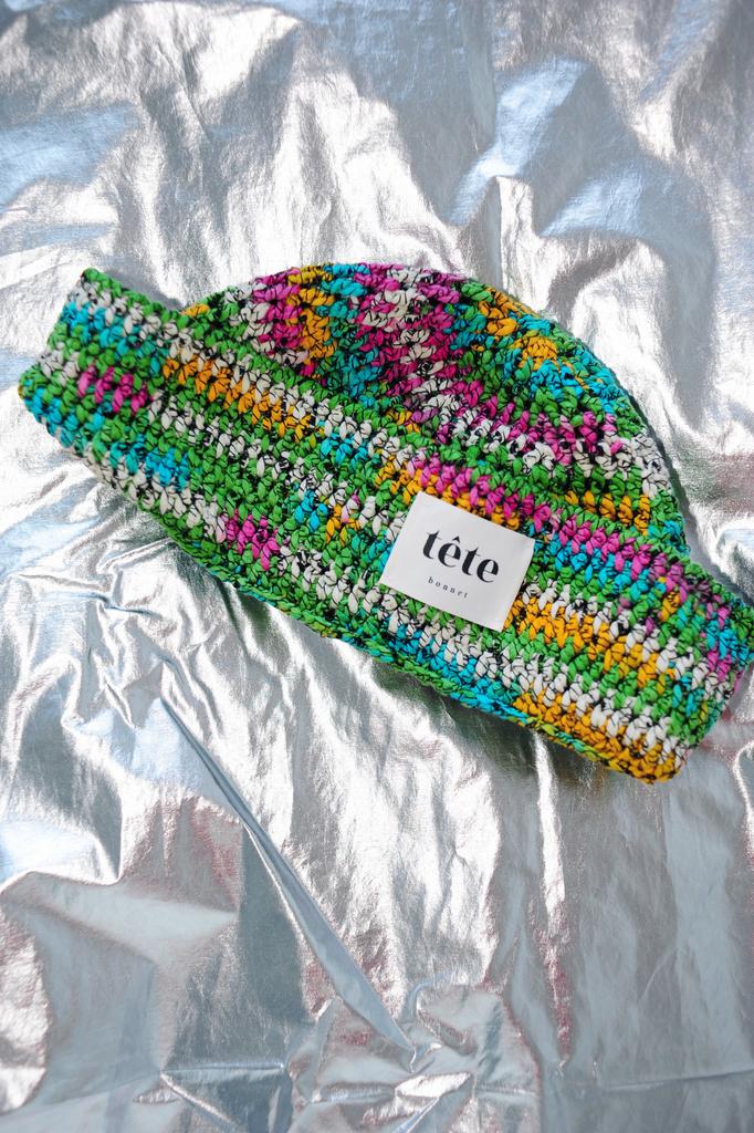 Colourful sailor hat