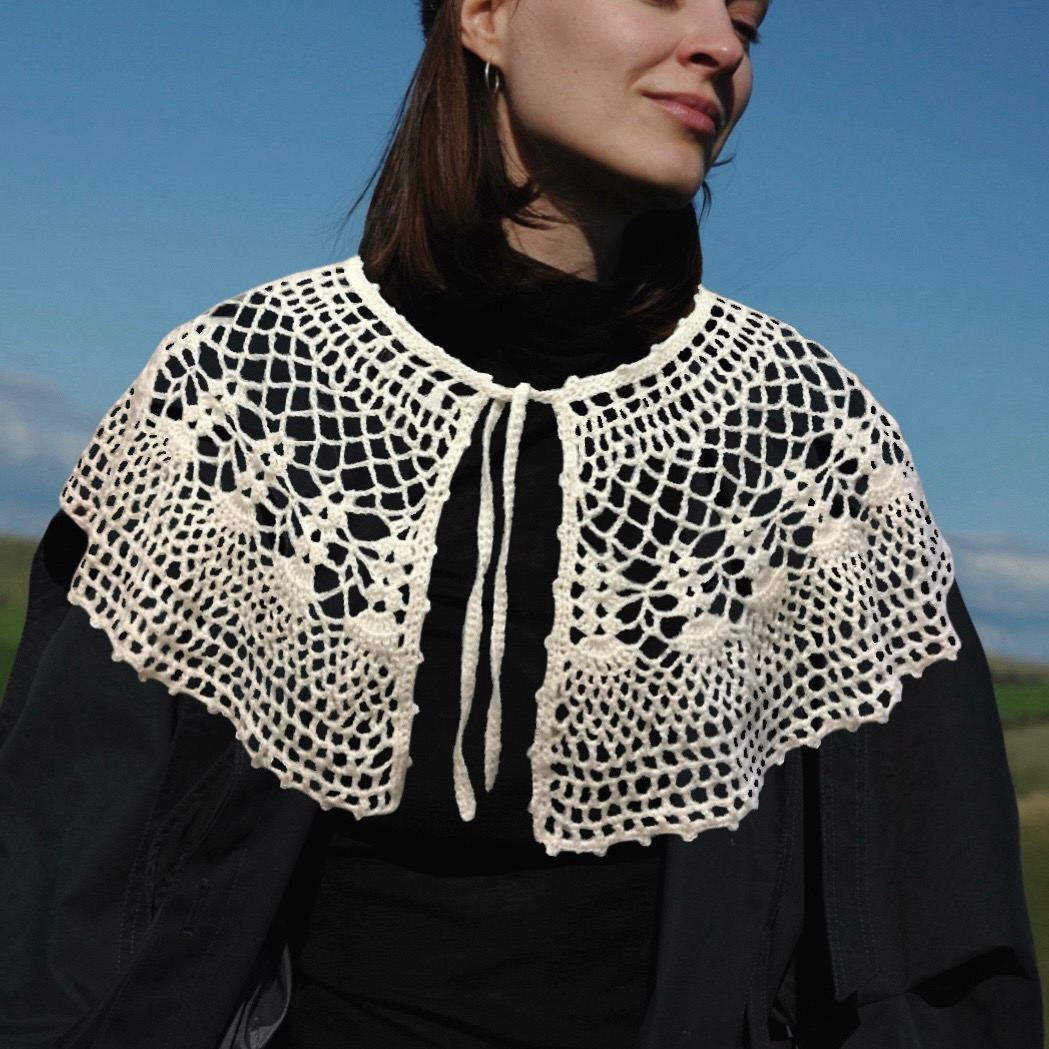 Crochet capelet