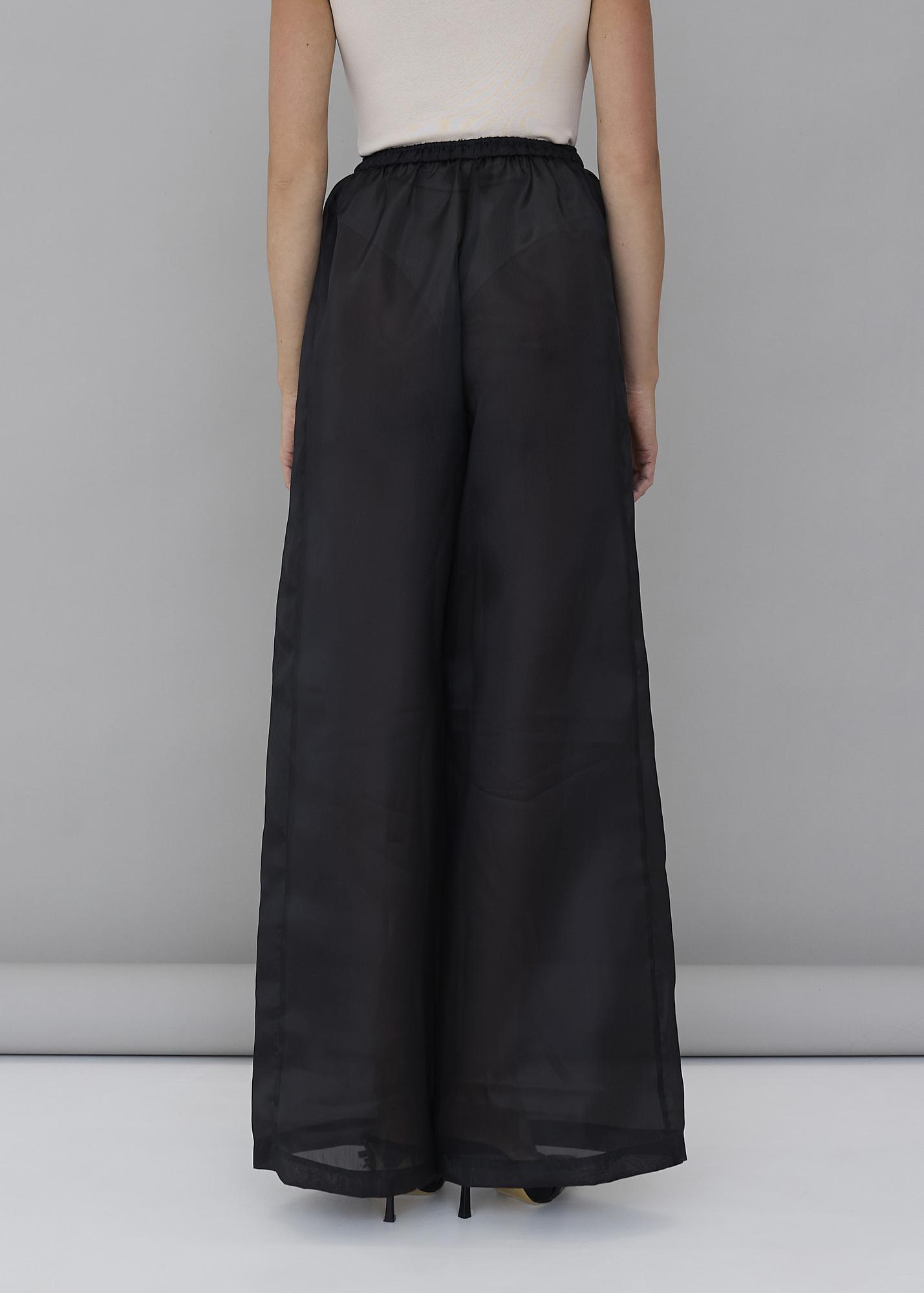 Straight pants, black