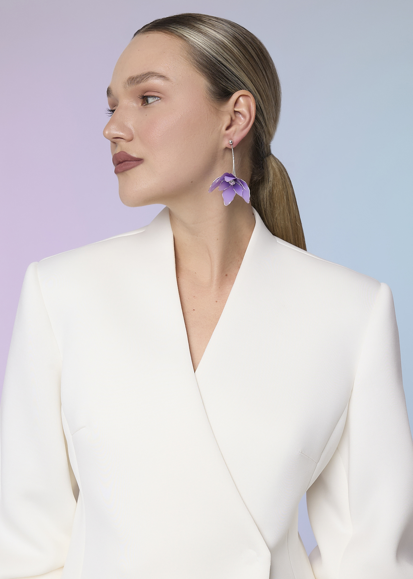 Poussette violet purple