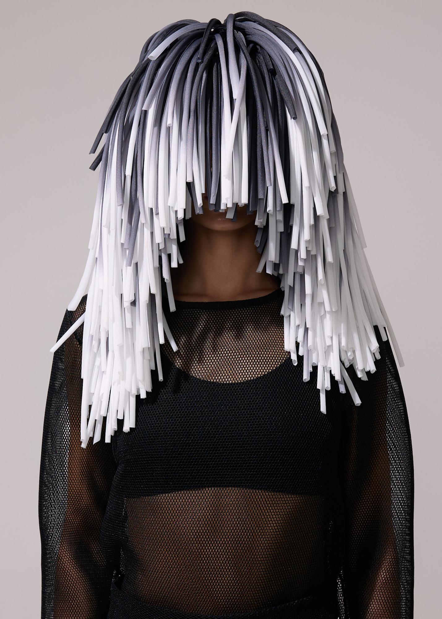 Hat Epheria, black and white degrade