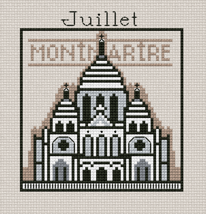 Calendrier De Paris. JUILLET