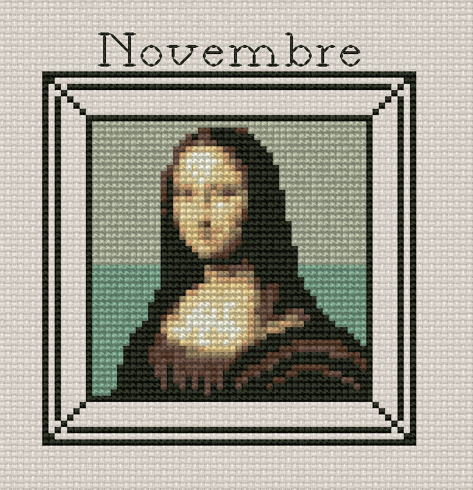 Calendrier De Paris. NOVEMBRE