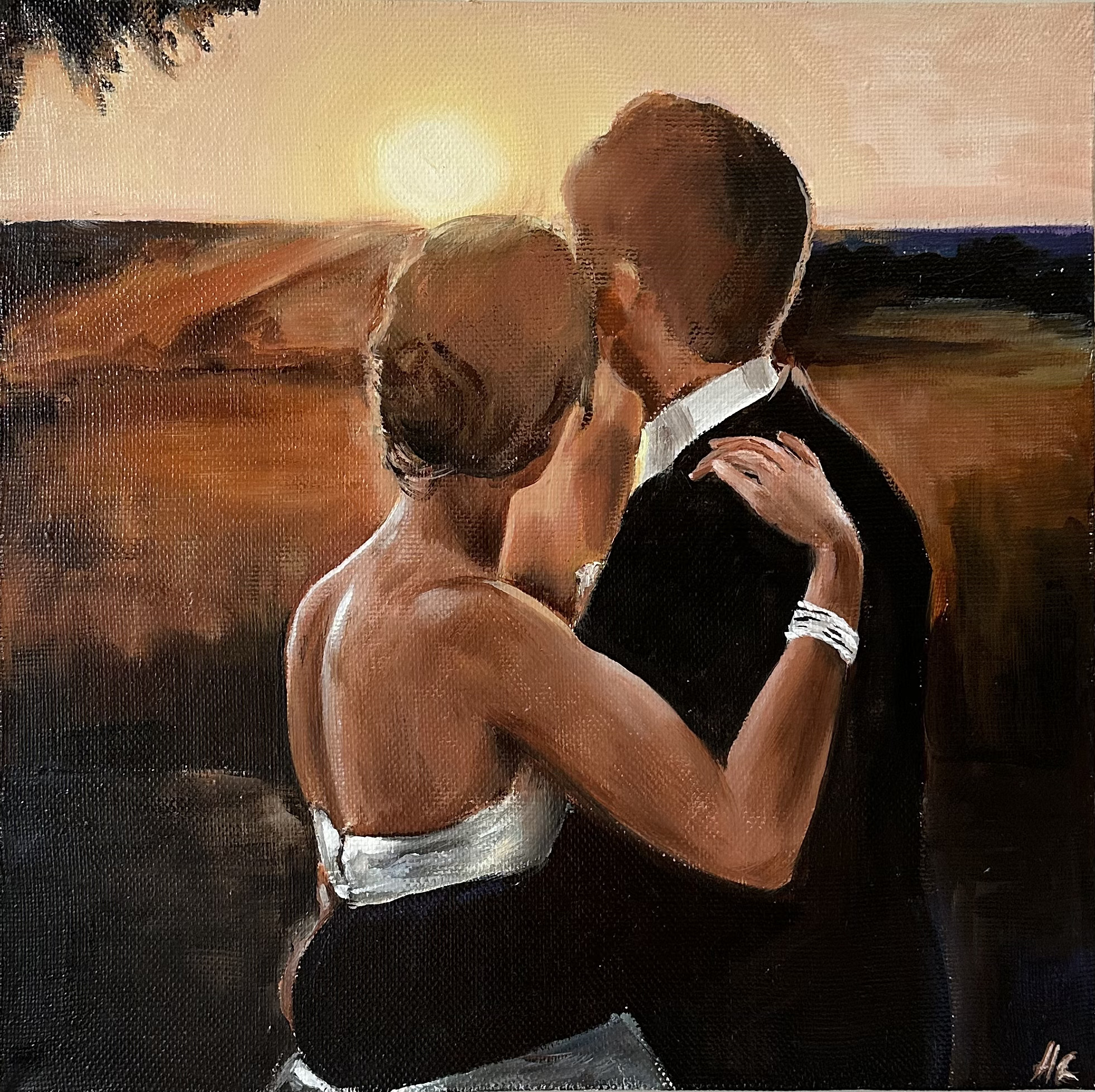 SUNSET COUPLE