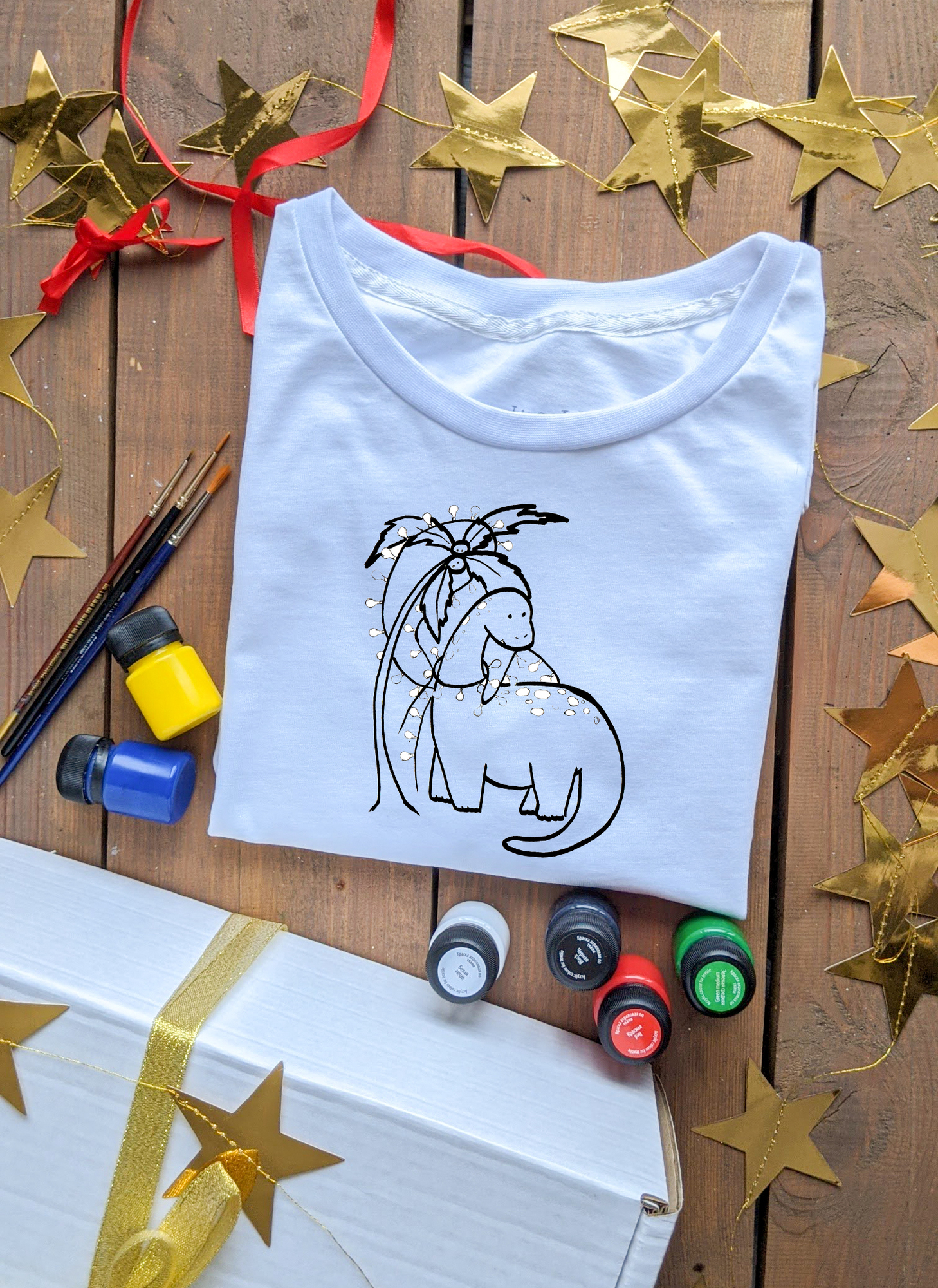 Дашина раскраска - Взрослый Набор с футболкой