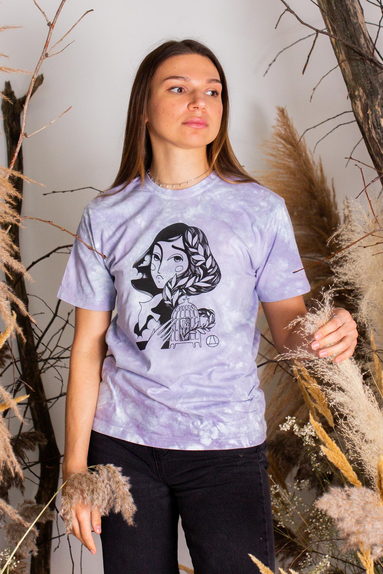 Футболка с шелкографией - Полёт