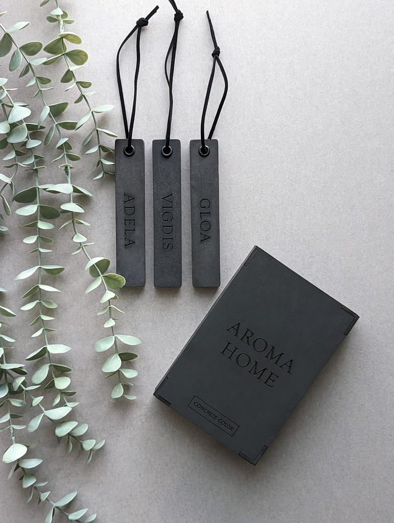 Сет арома - саше из бетона AROMA HOME в дизайнерской упаковке