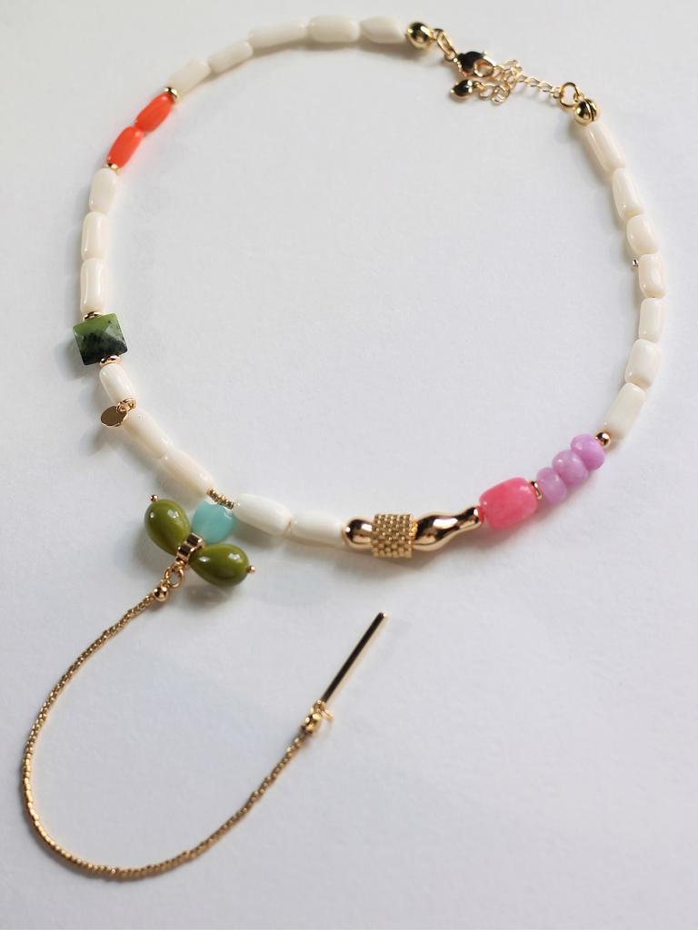 Чокер Stone Flower (coral)