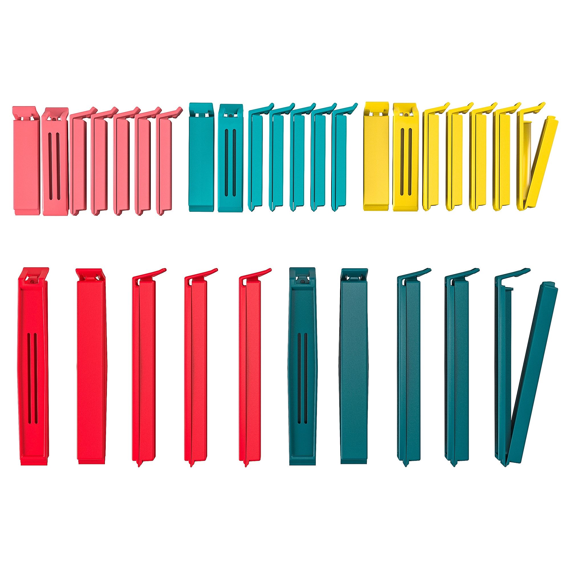 BEVARA IKEA БЕВАРА Paket üçün zajim, 30 ədəd, fərqli rənglər/fərqli ölçülər
