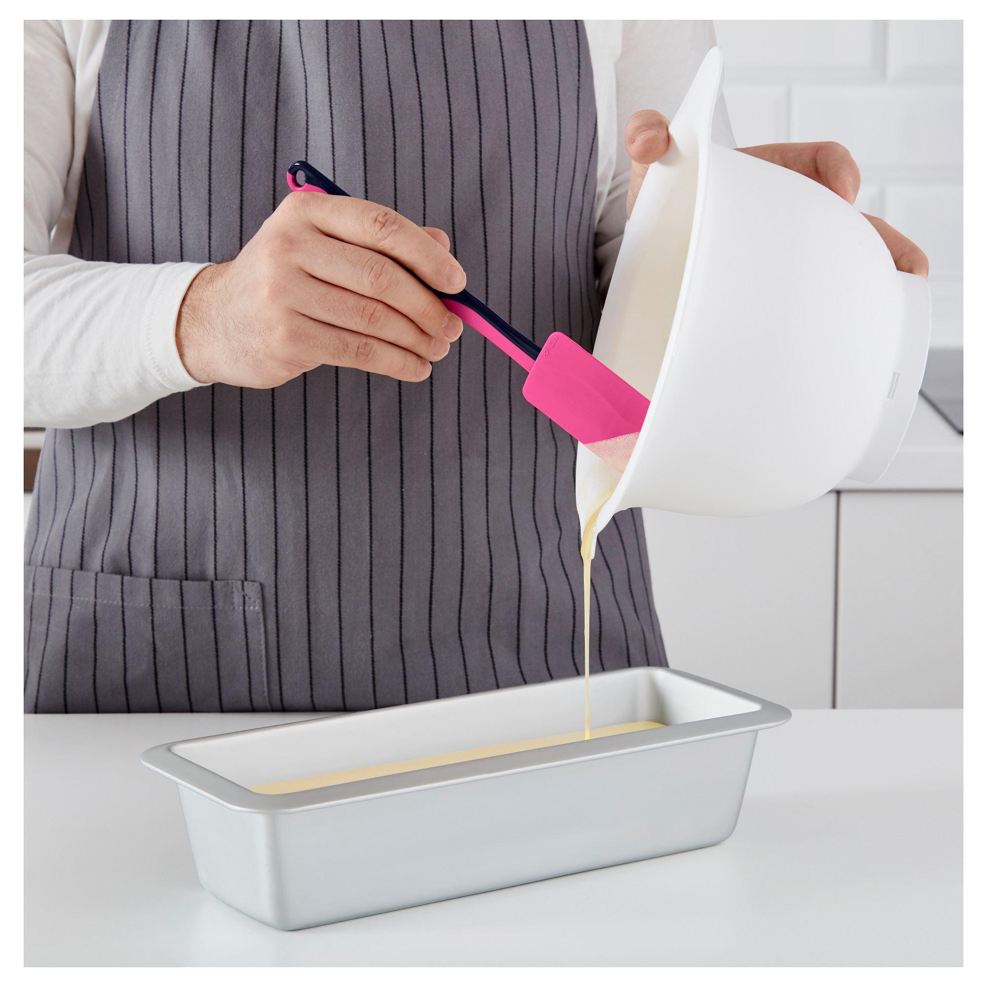 GUBBRORA IKEA ГУББРОРА Spatula, yaşıl/çəhrayı/göy/ağ