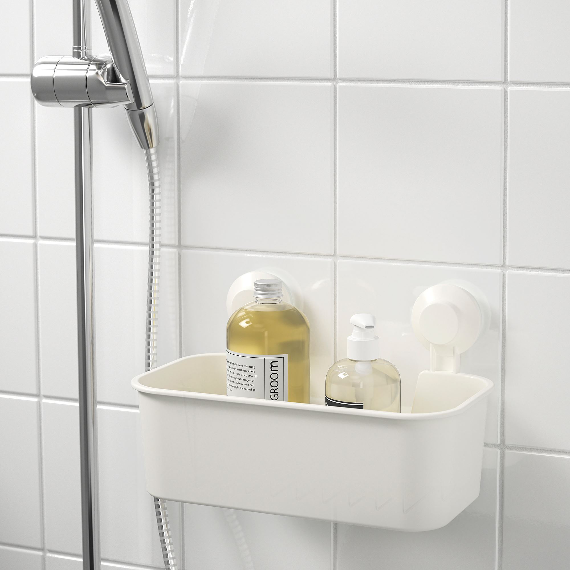 TISKEN IKEA ТИСКЕН Hamam rəfi, ağ