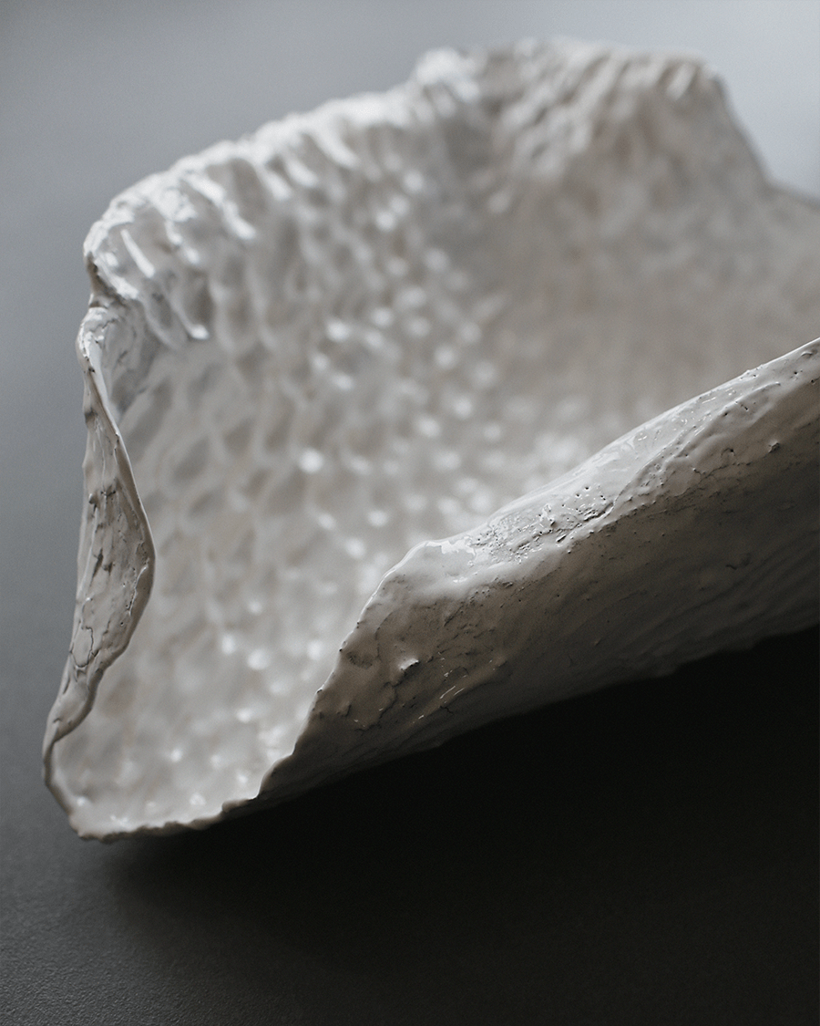 white plate