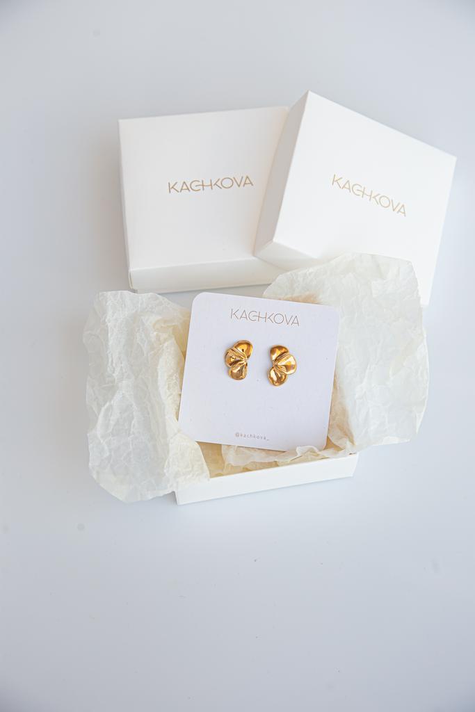 Серьги "Единая" золотые S