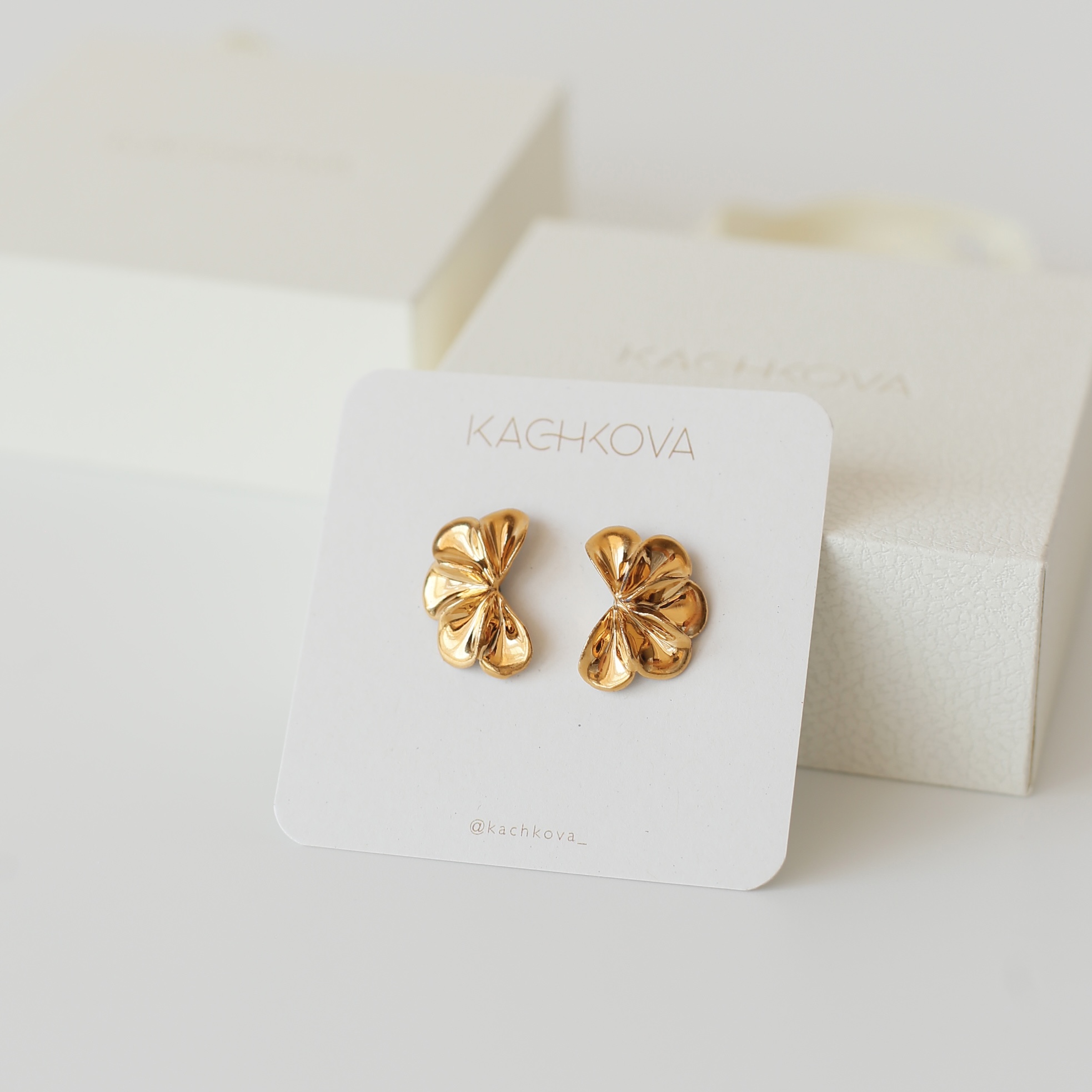 Серьги "Радостная"золотые