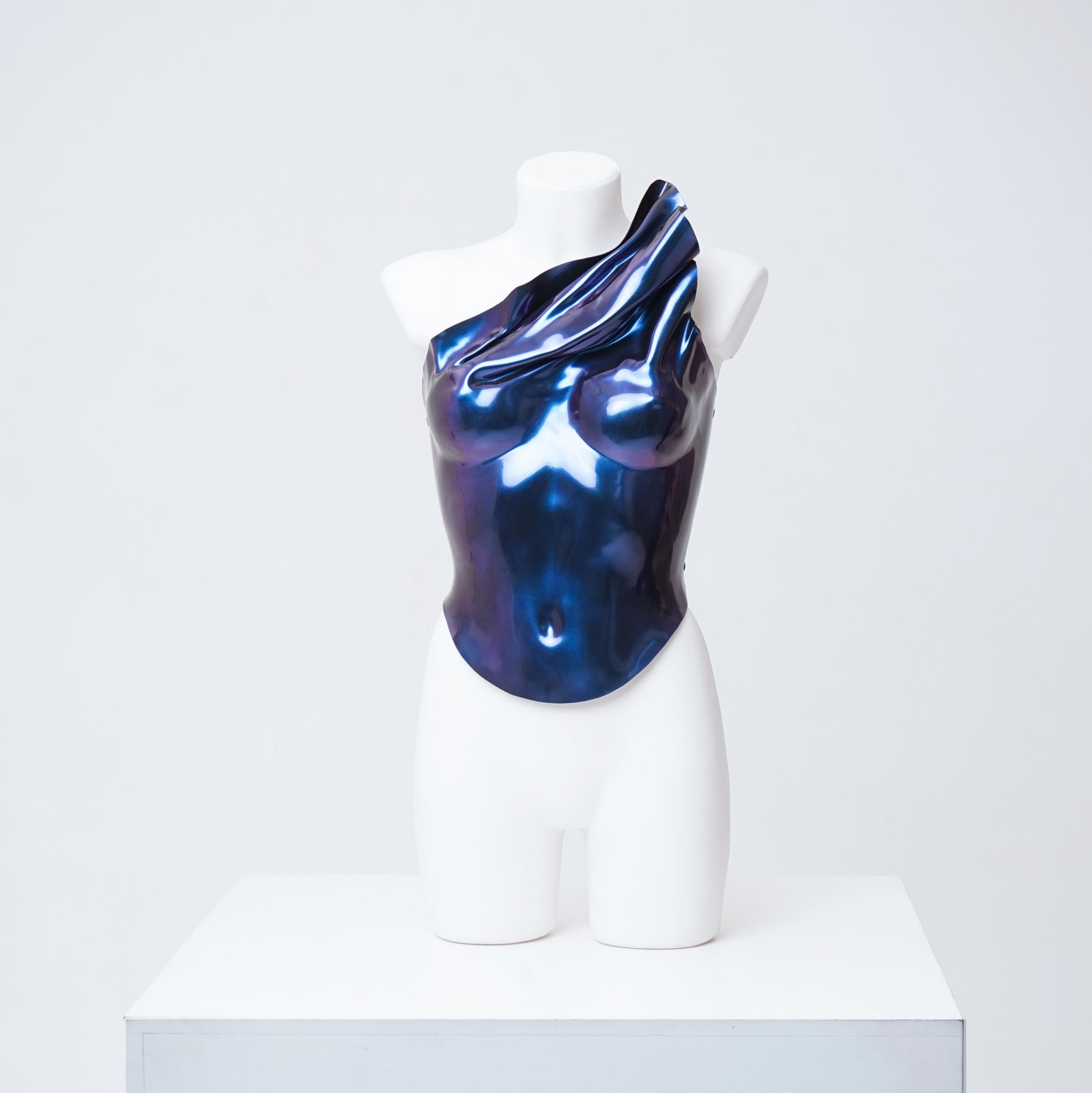 Corset Irridescent Blue