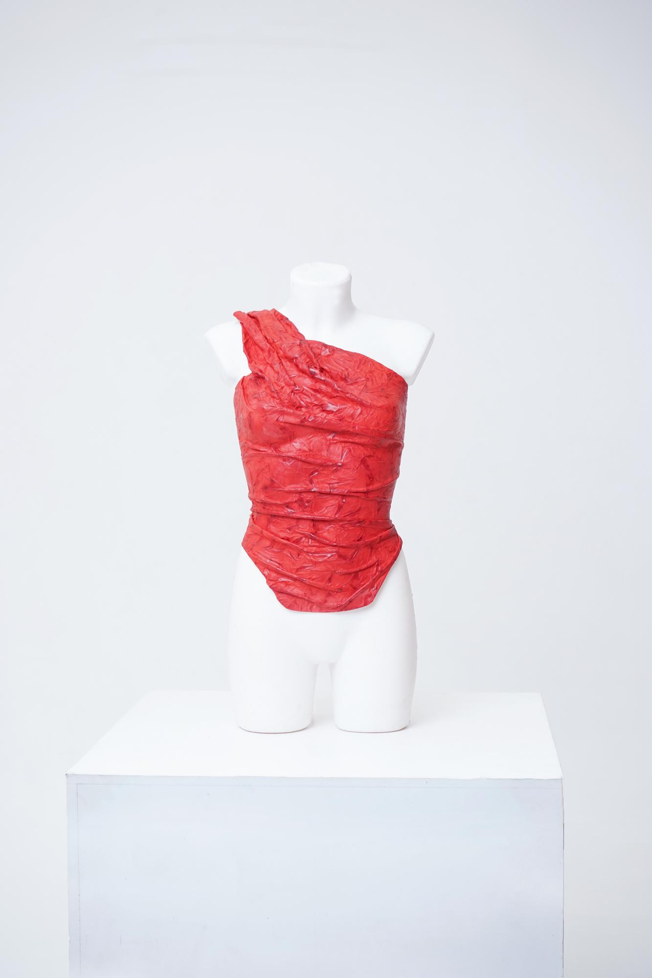 Red Leather Corset