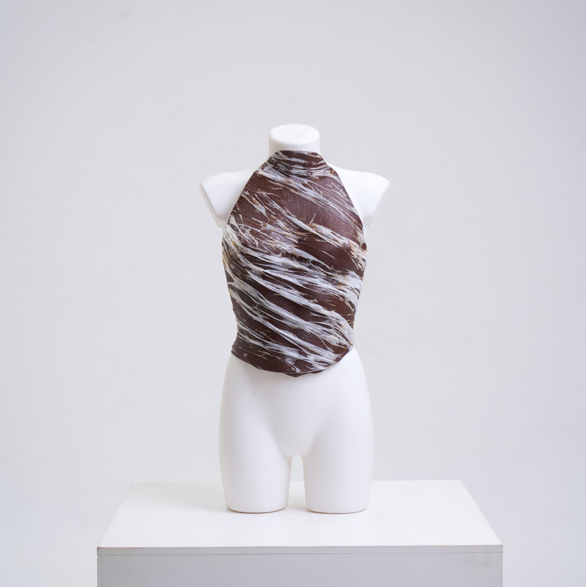 Brown Leather Top