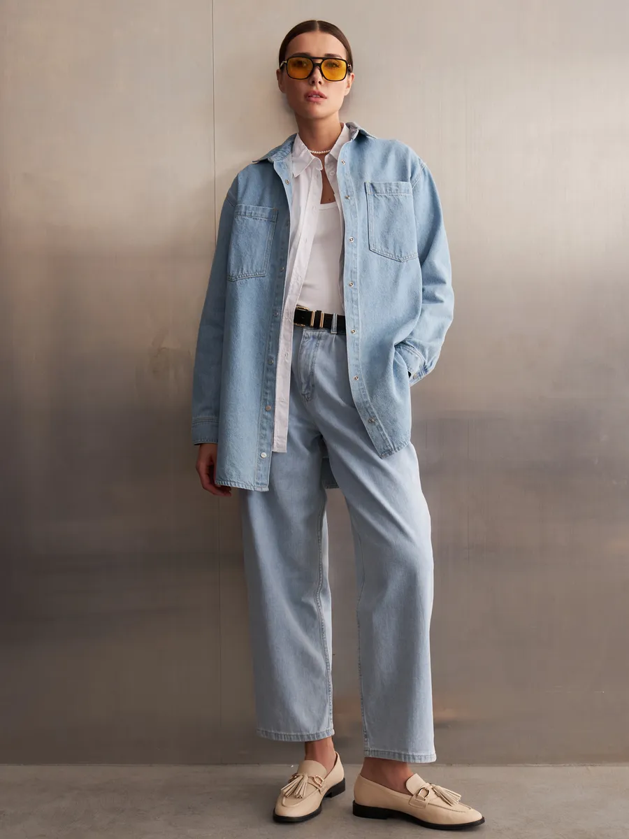 Рубашка куртка оверсайз