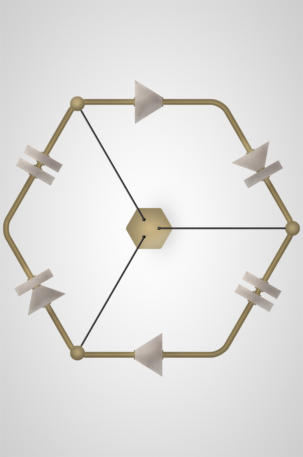 Кольцевая люстра BUTTON PLAY