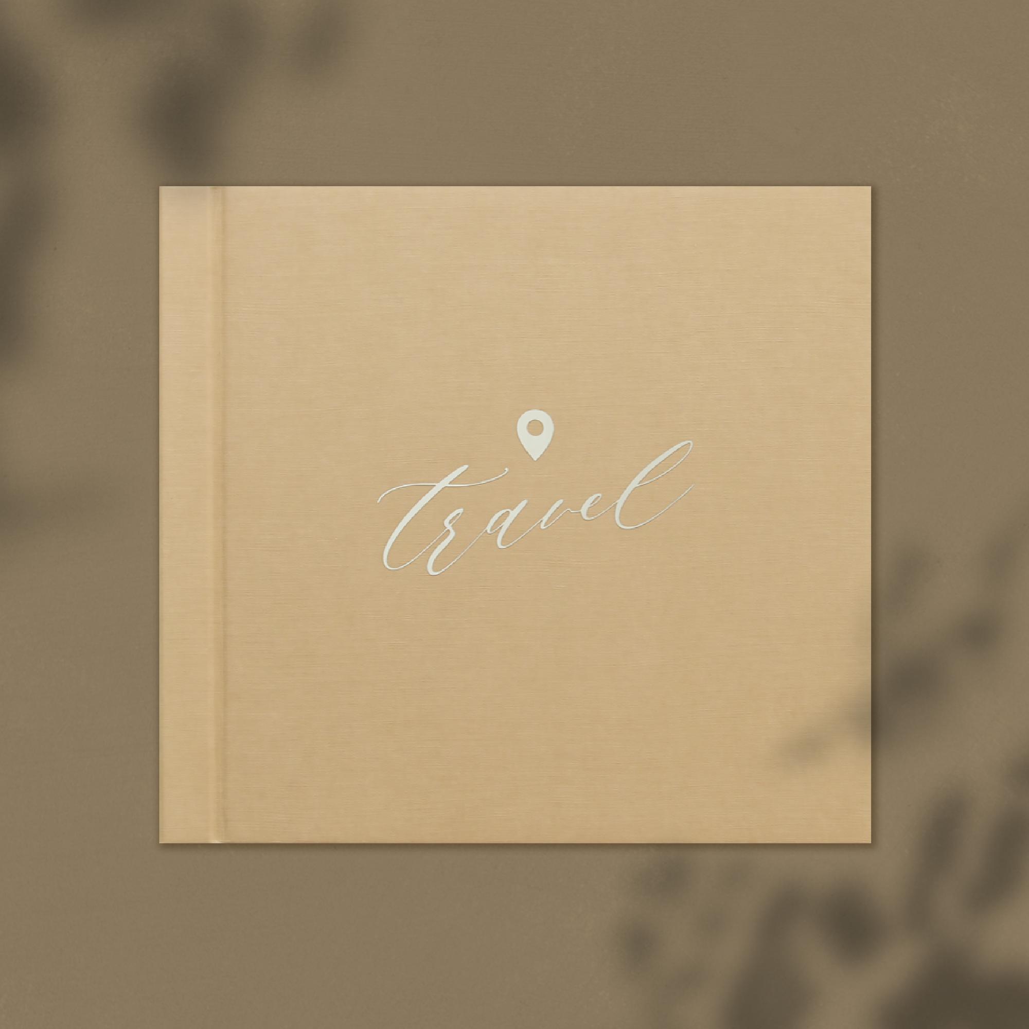 Фотоальбом для путешествий "Travel", бежевый