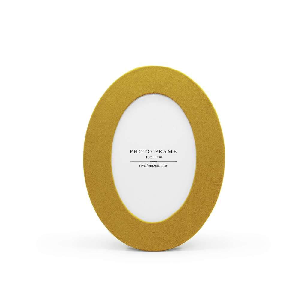 Фоторамка овальная 10х15, с овальным окошком, велюр, chaitea