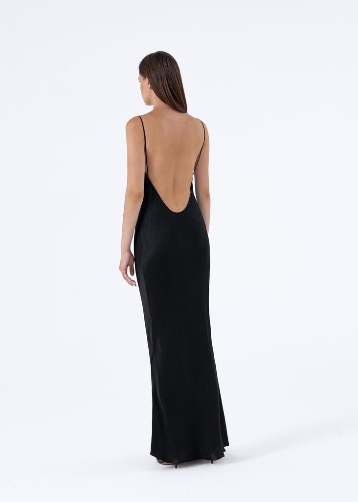 Open back maxi dress