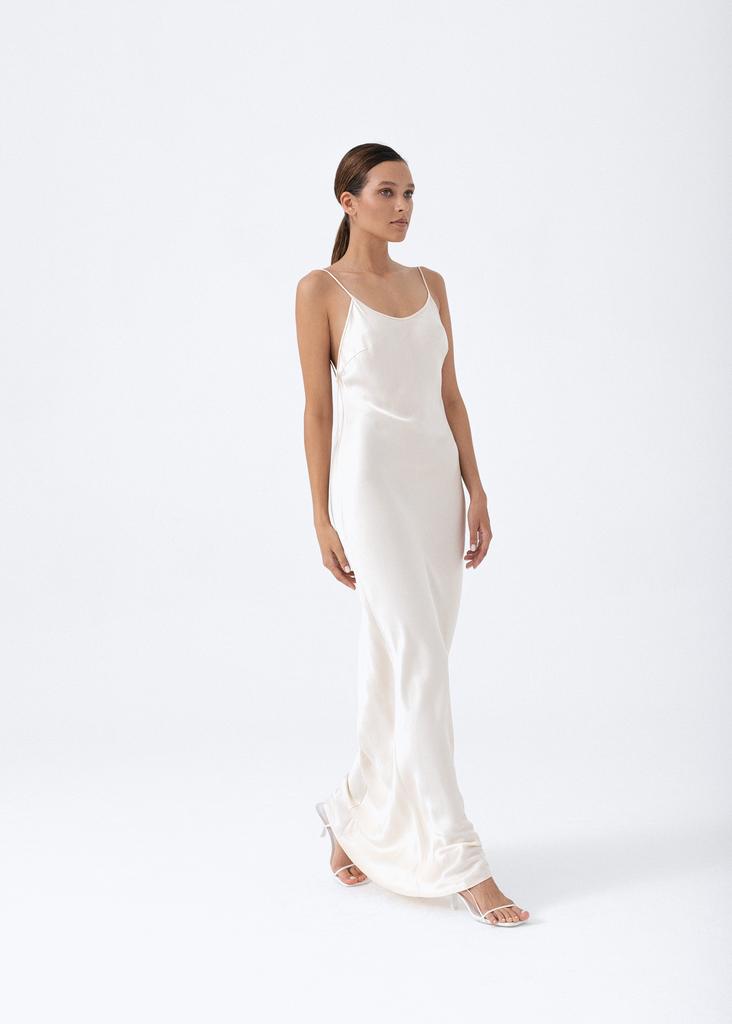 Open back maxi dress