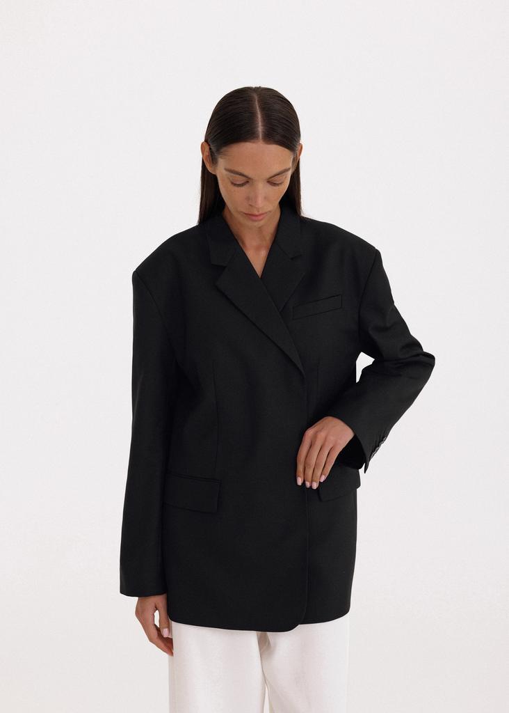 Double breasted oversized blazer