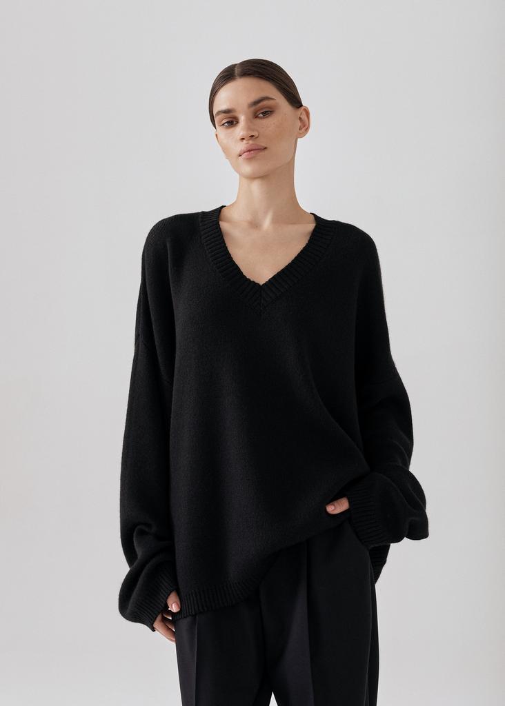 Merino wool oversized jumper