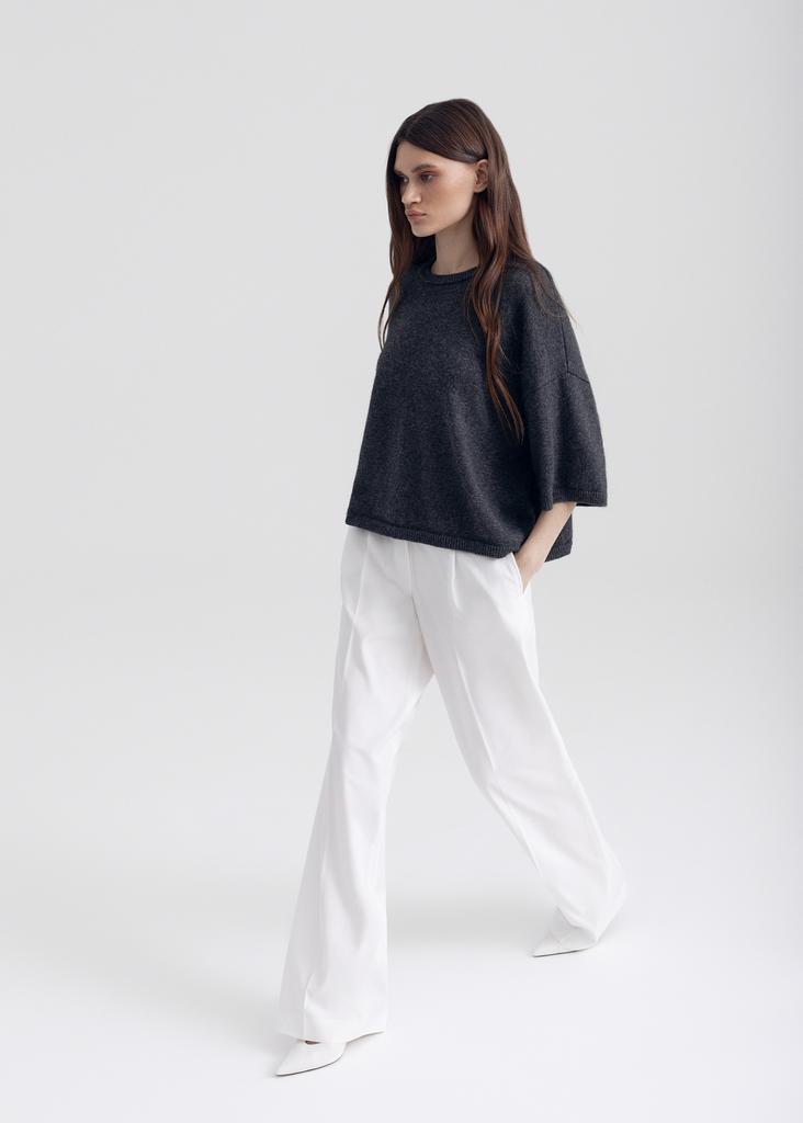 100% wool oversized jumper