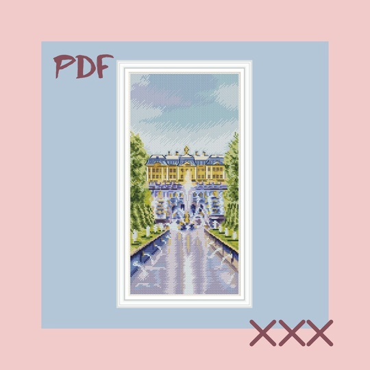 Схема для вышивки крестом "Полдень"