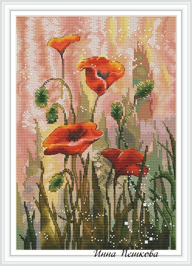 Набор для вышивки крестом "Жаркий полдень"