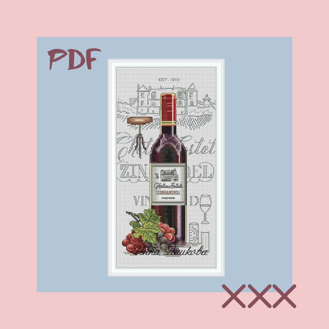 Схема для вышивки крестом "Зинфандель"