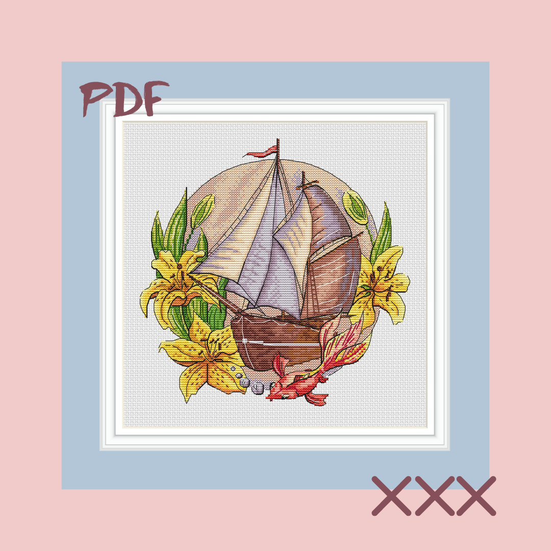 Схема для вышивки крестом "Ветер чистоты"