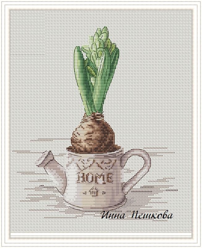 Набор для вышивки крестом "Гиацинт"