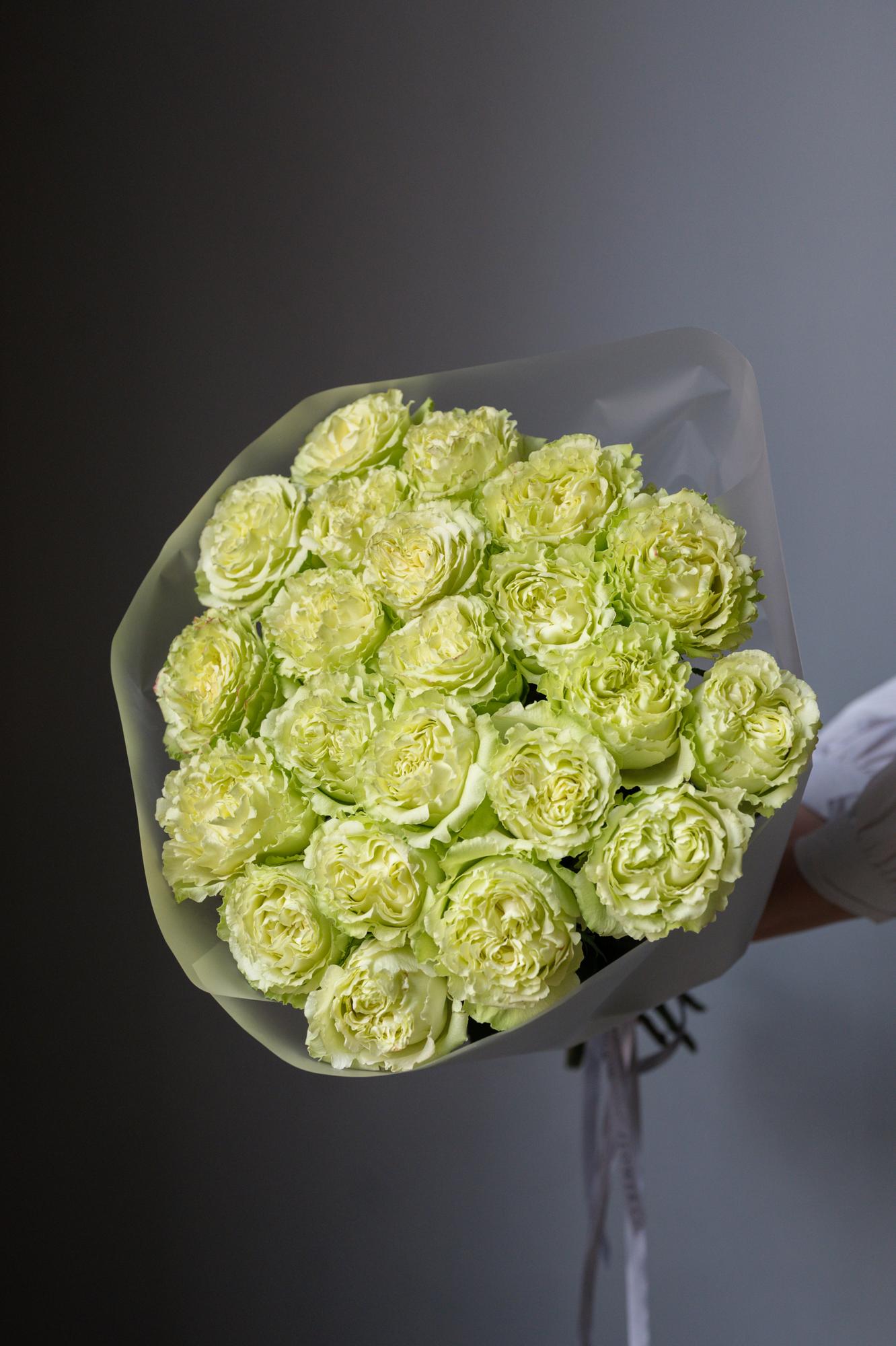 Моно-букет из роз Лимонад