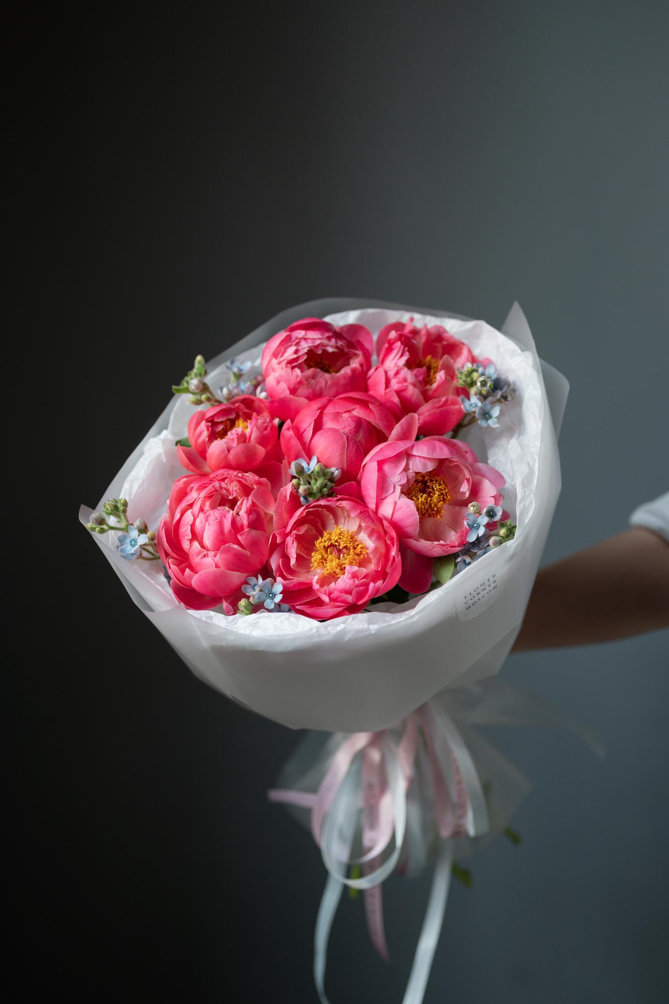 Букет "Пионовый шарм"