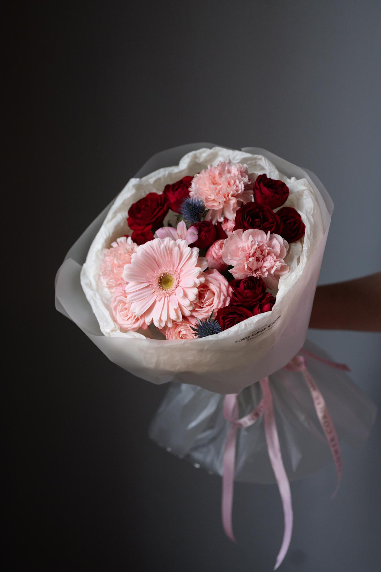 Букет "Вишневый милкшейк"