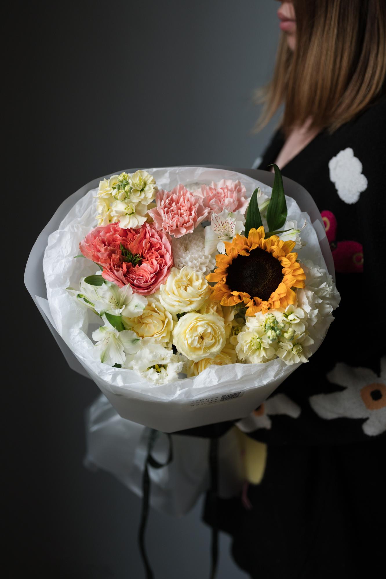 Букет "Объятия солнца"