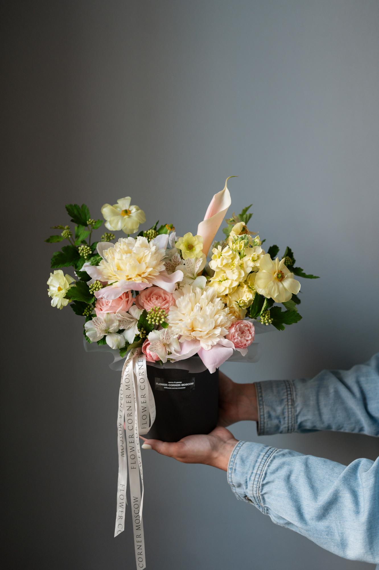 Композиция "Сливочный персик"