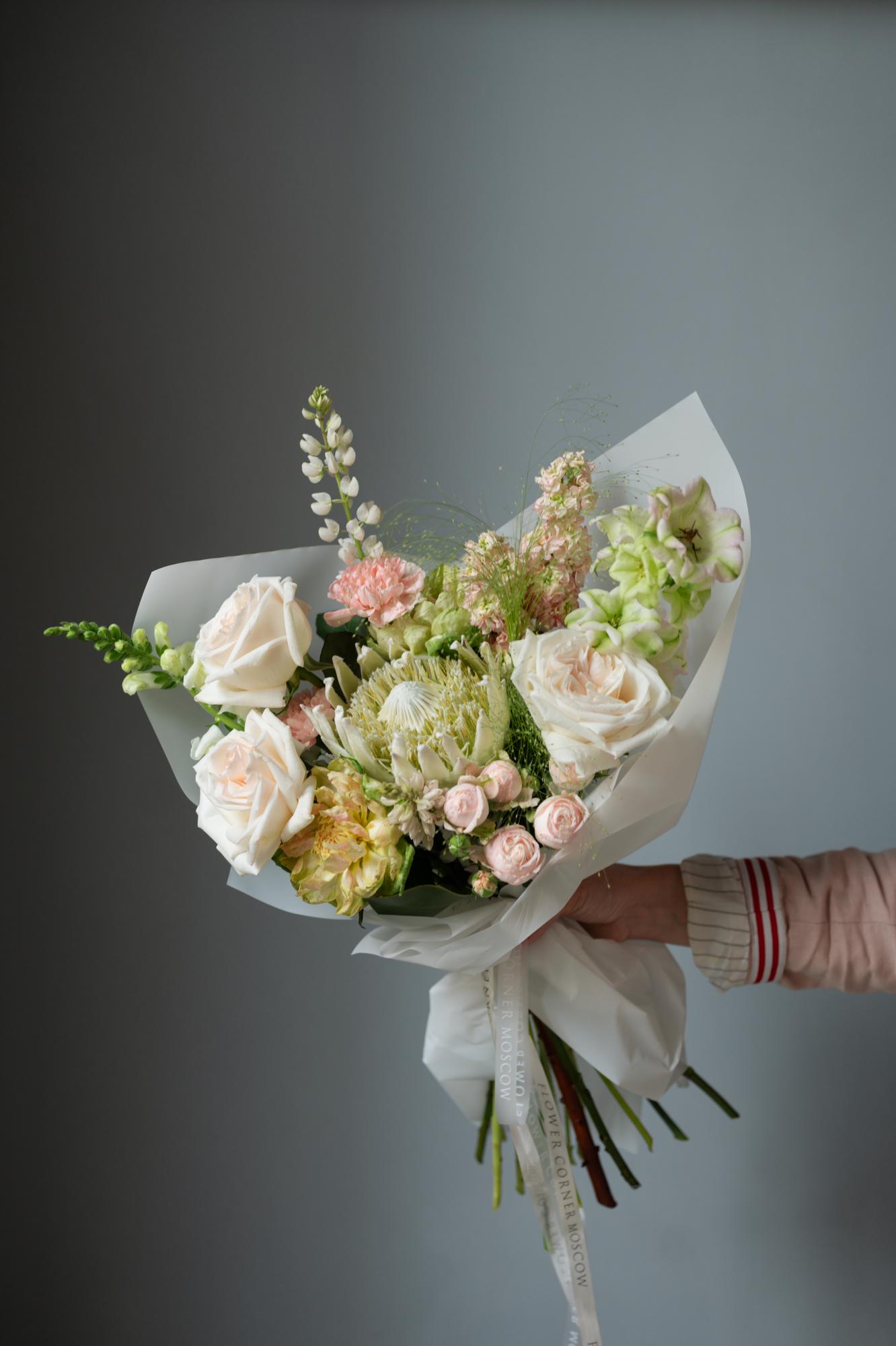 Букет "Грушевый чизкейк"