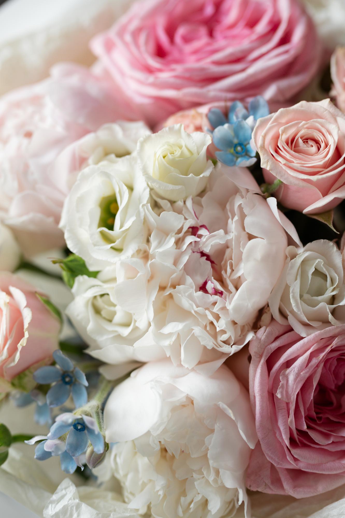 Букет "Ваниль и роза"