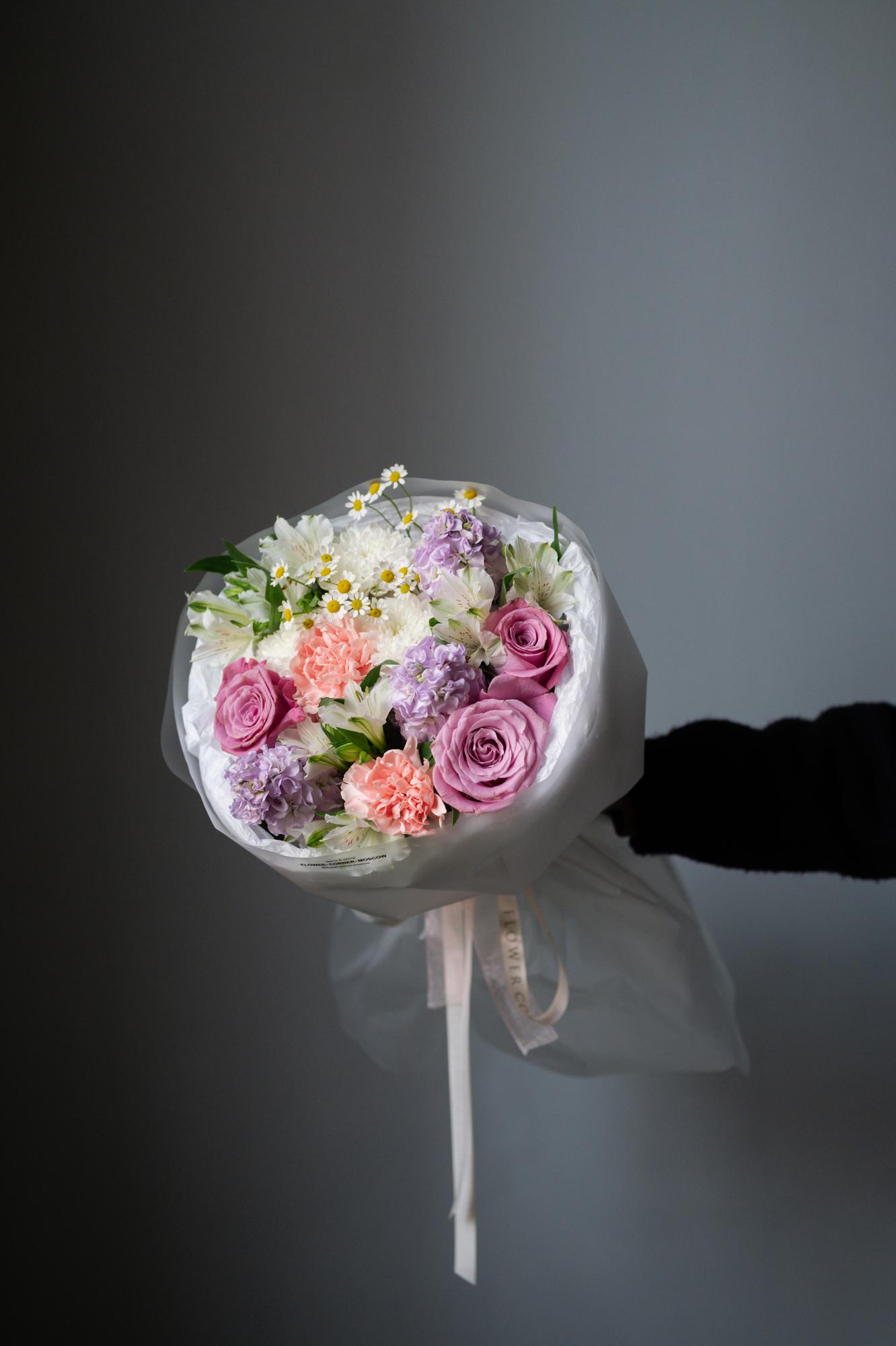 Букет "Черничный зефир"